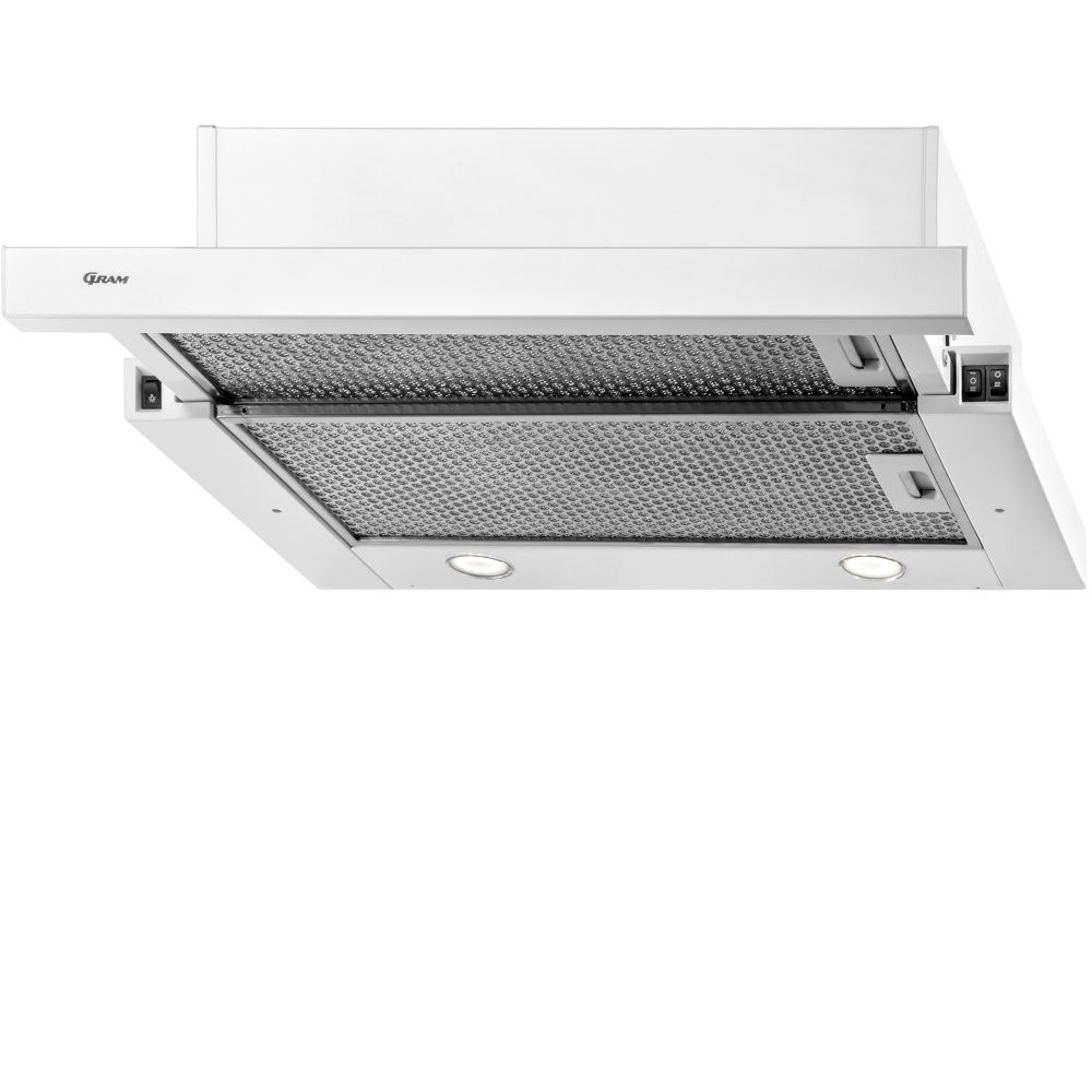 Gram Uttrekksventilator hvit 60 cm EFU 604-90