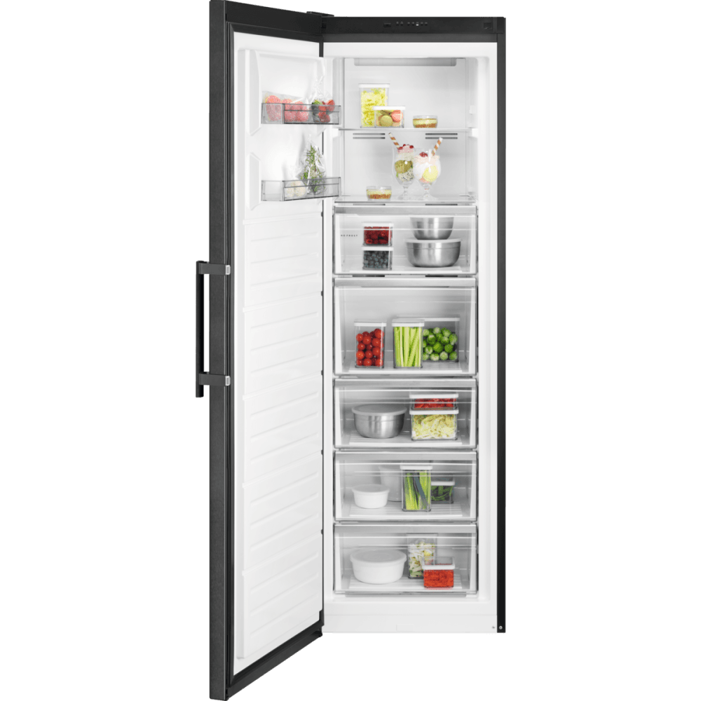 AEG 7000 frittstående fryseskap NoFrost sort 186 cm OG7NA281EB 922717326