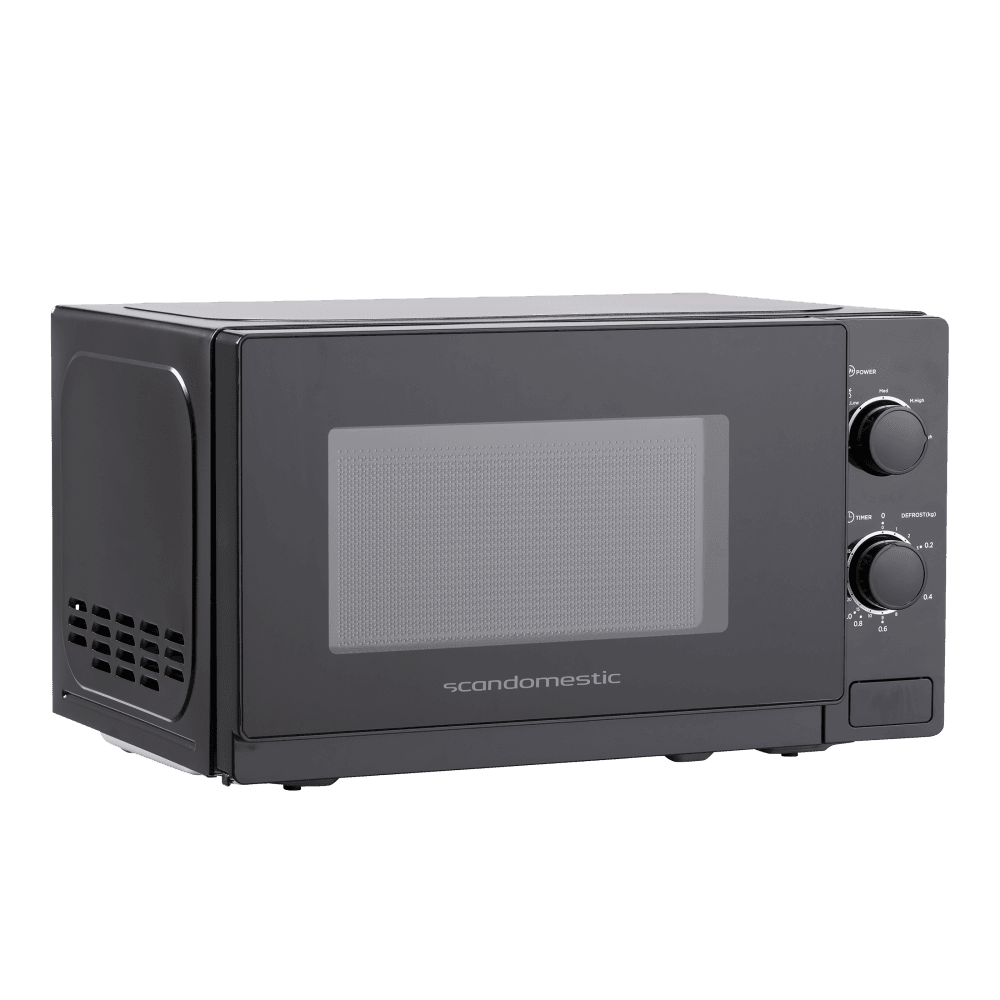 Scandomestic mikrobølgeovn sort 700W MWS20B