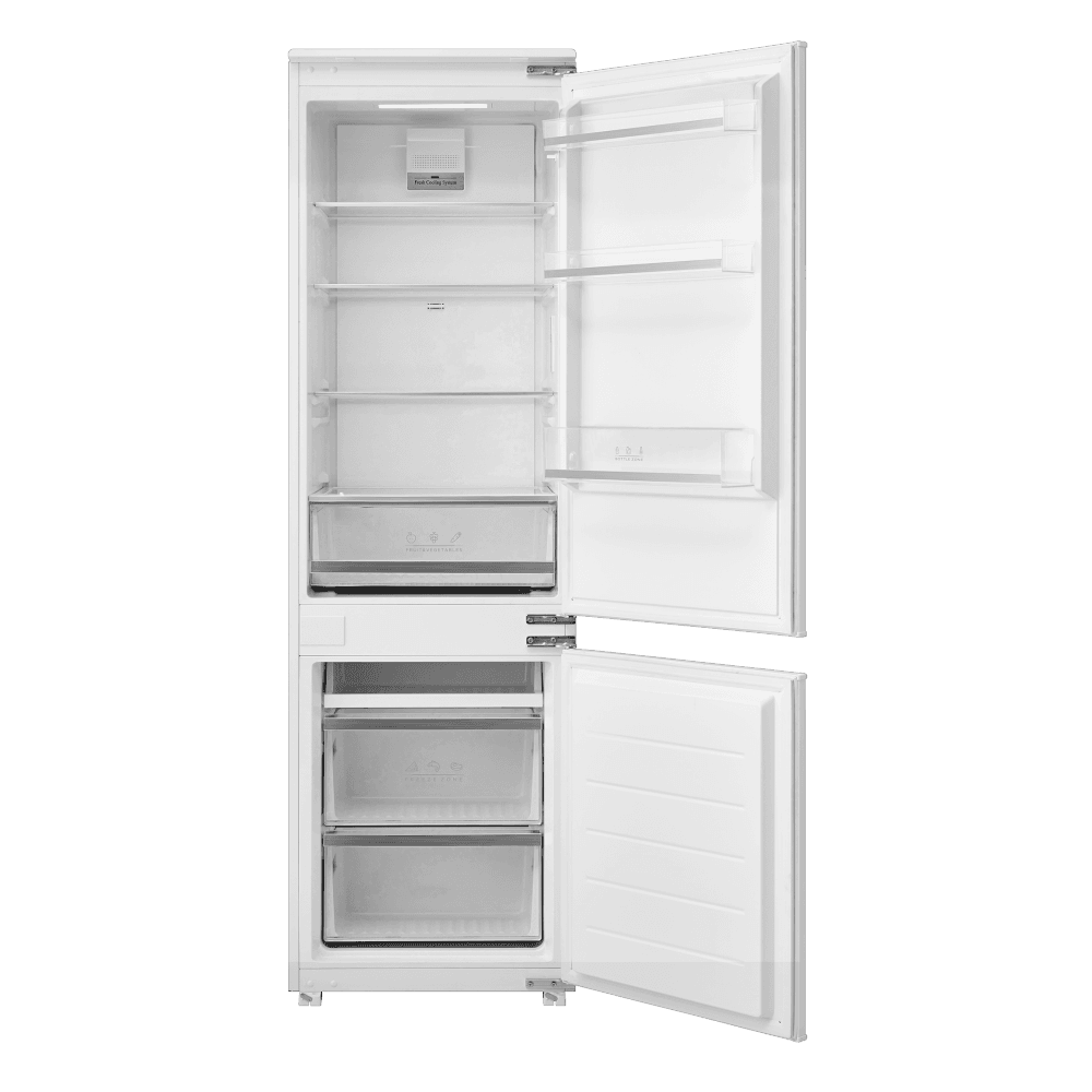 Scandomestic kombiskap frys- og kjøleskap hvit 178 cm CBI247NFWE