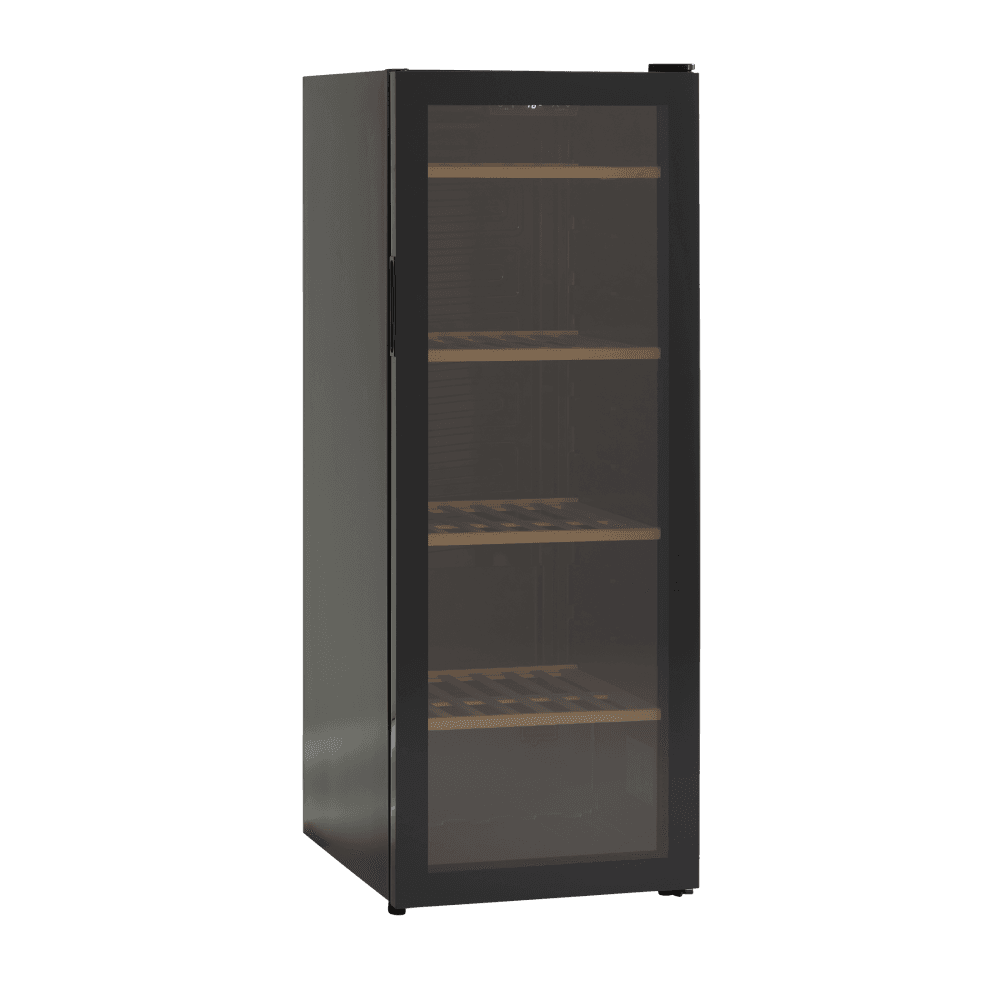 Scandomestic vinskap frittstående sort en zone 129 cm WC105BG