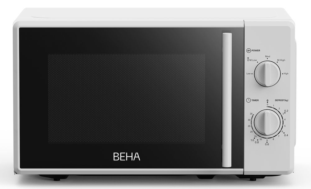Beha mikrobølgeovn hvit 20 liter mekanisk MO 2025 220025