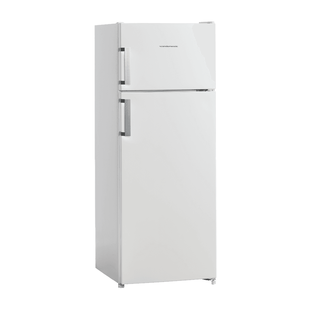 Scandomestic frittstående kjøl- og fryseskap hvit 143 cm CBF211WD