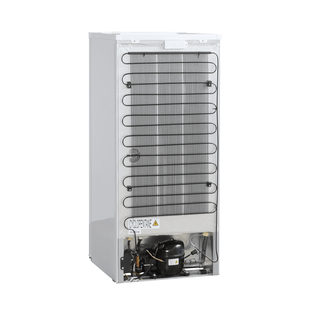 Scandomestic frittstående fryseskap hvit 125 cm FRF127WE