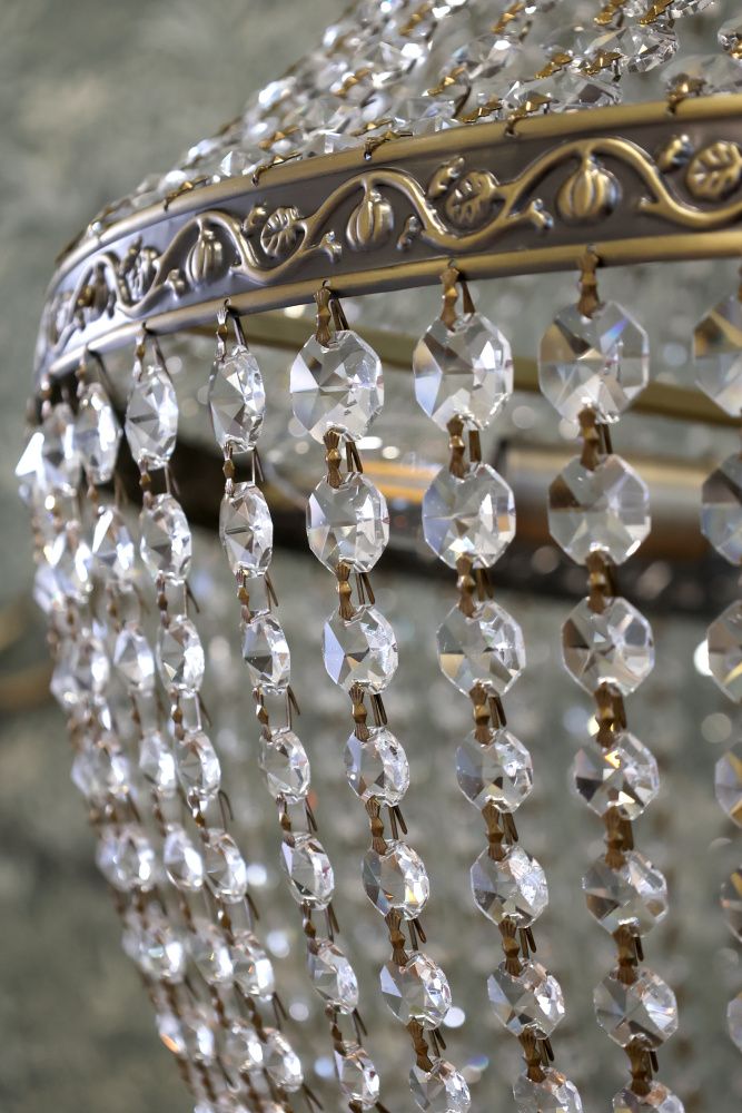 Chic Antique lysekrone versailles med glassprismer 71136213