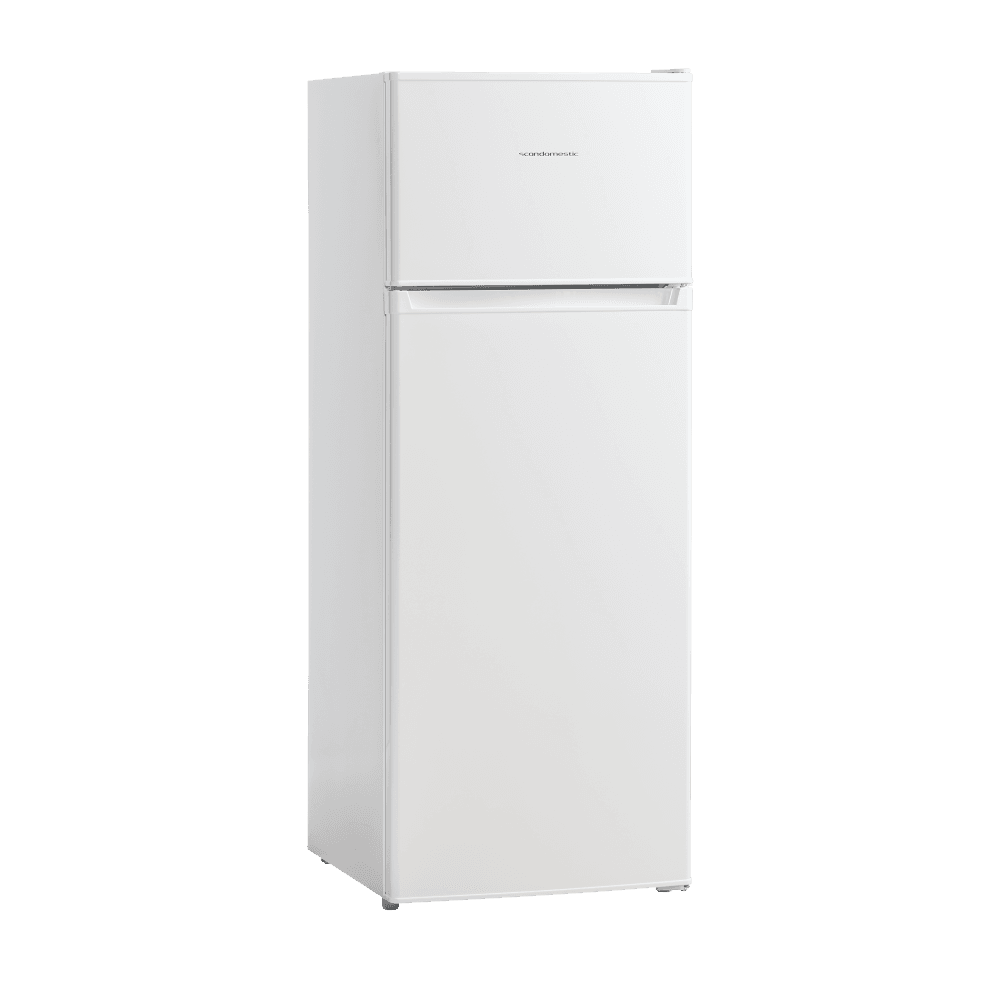 Scandomestic integrert kombinert kjøl- og fryseskap hvit 143 cm CBF206WE