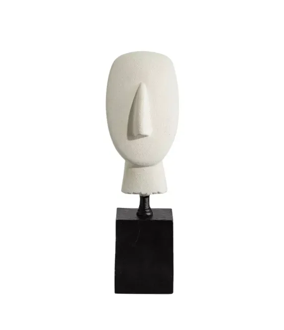 Hovedbilde Artwood Valmiki Hvit Figur 43x13cm