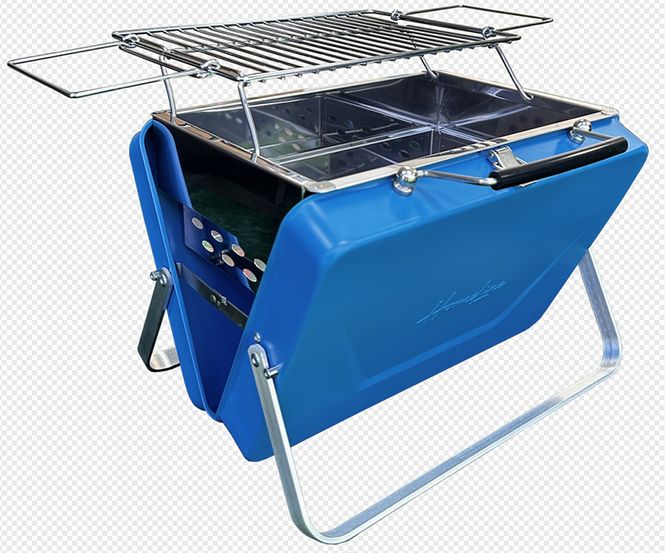 Hovedbilde Homeline buddy flergangsgrill koffert blå 216005 