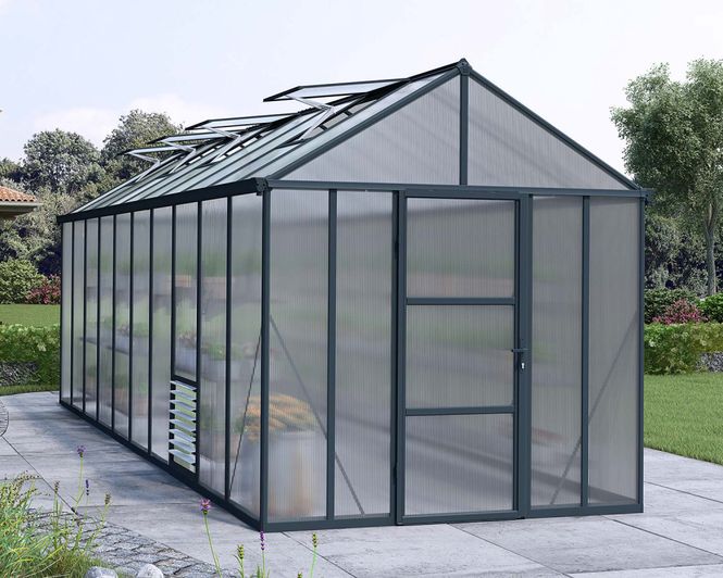 Hovedbilde Canopia by Palram drivhus Glory 604 X 253 cm Grå