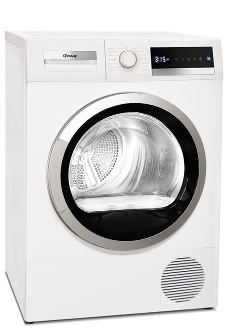 Hovedbilde Gram tørketrommel kondens med varmepumpe 8kg TLS 7853-92