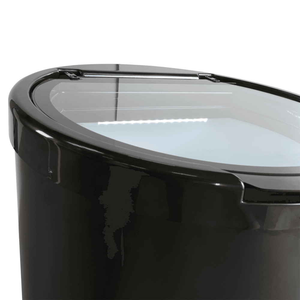 Scandomestic tønnekjøler sort 97 cm 61 L CC66BCLL