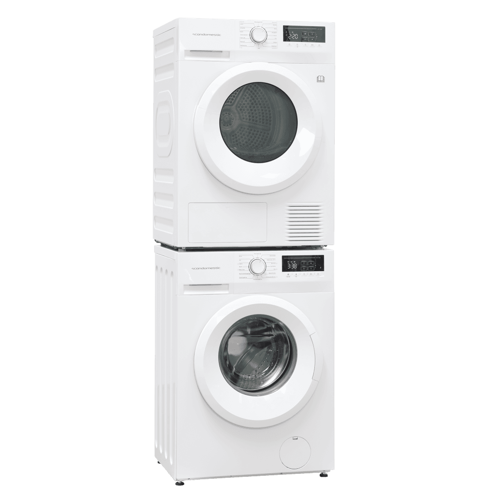 Scandomestic vaskemaskin hvit 60 cm 8 kg WMF2408WA